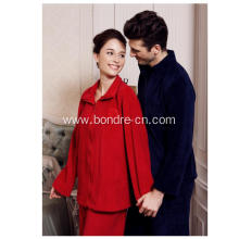 Unisex Coral Fleece Classic Pajamas Suit